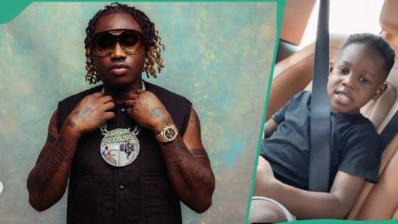 “Baba dey think school fees”: Zlatan Ibile screams as son says 1 plus 1 is 5, funny video trends
