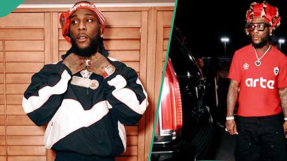 Burna Boy's presence gets fans excited at University of Port Harcourt as they beg him for food