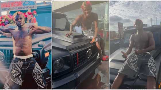 "You no see motor, Braga B": Portable brags as he acquires new ride, G-wagon Brabus, clip goes viral