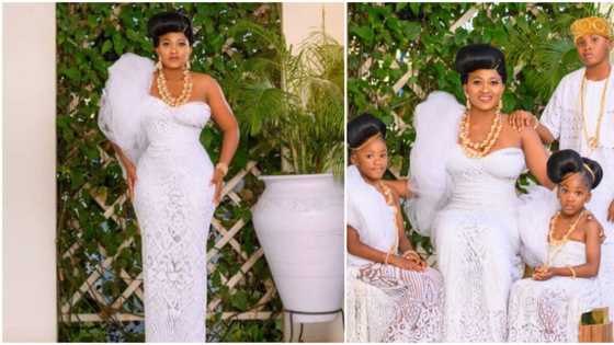 Actress Mary Njoku dazzles in royal-themed family photos as she celebrates her birthday in style