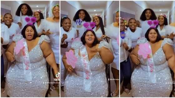 Pretty Nigerian bride dances on wheelchair, vibes beautifully to "Buga" by Kizz Daniel, cute video goes viral
