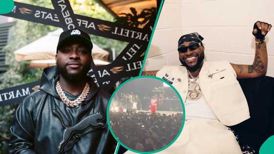 Davido: Amid cheating allegations, singer gifts female fan $5K at 5IVE concert, "U gave me energy"