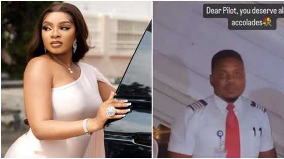 BBNaija Queen praises pilot who saved her life on stormy flight, passengers speak in tongues in clip