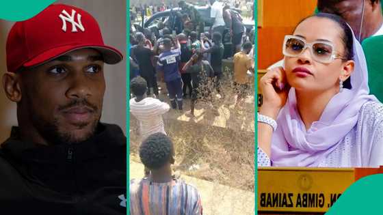 Anthony Joshua: Natasha reacts as boxing star escapes death in Ogun, sends notable message to FRSC