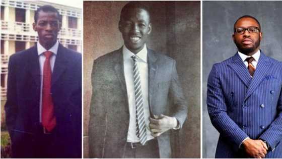 Change is definitely a constant - Man says as he shares photos of his transformation over the years (photos)