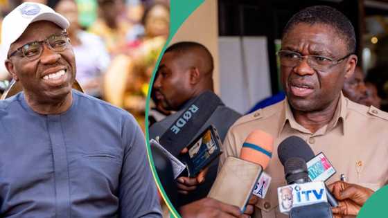 BREAKING: Obaseki’s deputy joins Edo governorship race, video emerges