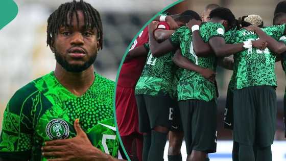 Nigeria vs South Africa: Drama as Super Eagles unable to sing national anthem at Uyo, video trends