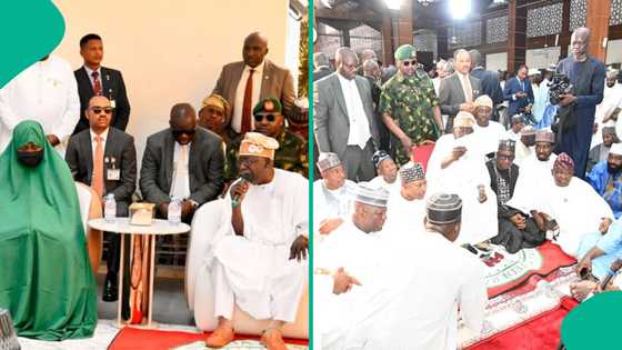 Tinubu, 'yan siyasa, malaman Izala da Darika sun cika Kaduna auren dan Sanata Yari