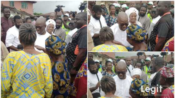 Ekiti 2022: Old women turn to prayer warriors, pray for SDP's Segun Oni