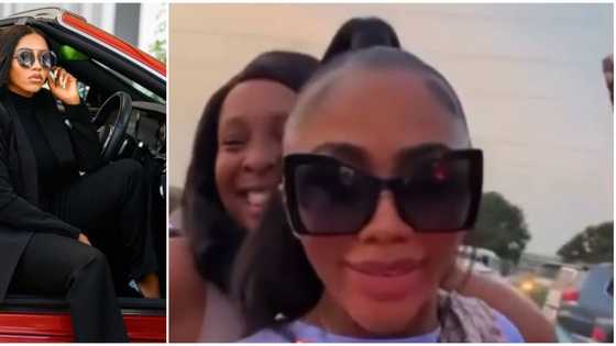 I'm too fresh for this: Big girl Mercy Eke laments as she jumps 'okada' on the streets of Lagos, seen in video