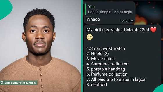 Angry man shares chat with lady he met barely 1 week ago, lambastes her for sending long list to him
