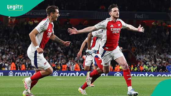 Declan Rice nets 2 brilliant free kicks as Arsenal overpowers Real Madrid in UCL thriller