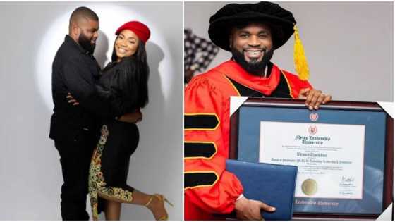 "Congratulations to my Doctor Sweet": Mercy Chinwo gushes over her hubby as he Bags a Doctorate, clips trends