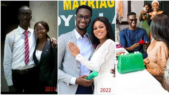 "You dated for 12 years?" Nigerian man marries pretty lady he started dating since 2011, shares cute photos