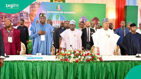 Tinubu, gwamnoni, sun hallara a fadar Aso Rock, APC ta shirya muhimmin taro