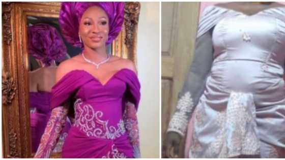 The difference is the money paid: Reactions as lady replicates bridal look for N15k