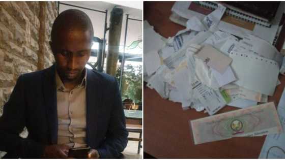 Budurwa ta yagalgala wa saurayi takardun shaidar karatunsa bayan sun yi fada