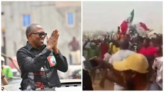 Video shows moment Obidients "changed it" for PDP supporters inside Abuja's popular mechanic village