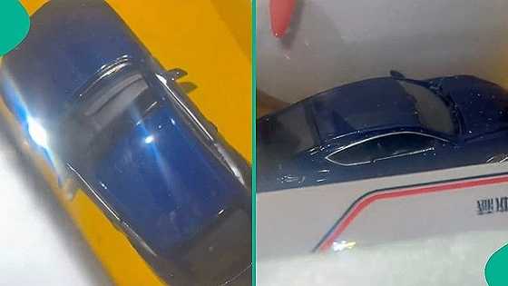 Man delivers toy car to office of lady who asked for real motor after 2 days of 'talking stage'