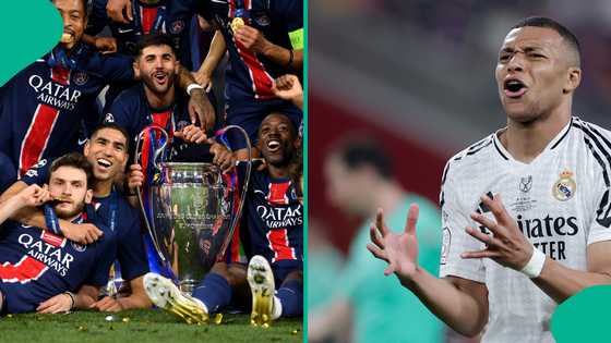 "Pain went straight to Mbappe": Fans react as PSG win 1st Champions League title