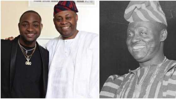 Meet Davido's grandfather Chief Raji Ayoola Adeleke, he became a registered nurse in 1947