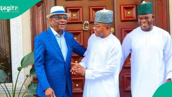 Yahaya Bello makes fresh permutation, meets Wike, photos emerge