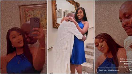 “Love is sweet o”: Davido’s Isreal leaves fans gushing over romantic photos and videos of himself with wife