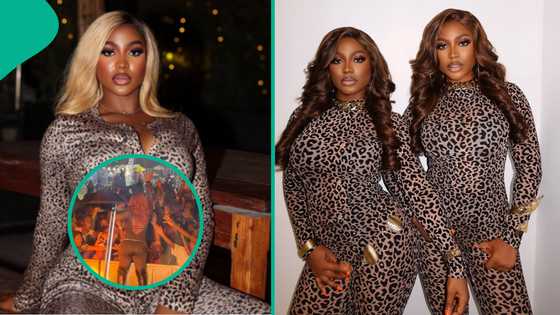 Drama as BBNaija Handi unleashes fury on show-goer over inappropriate touch during live performance