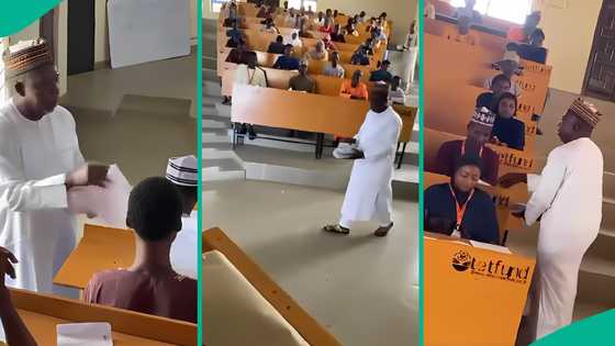 Nigerian university vice chancellor captured assisting in examination hall