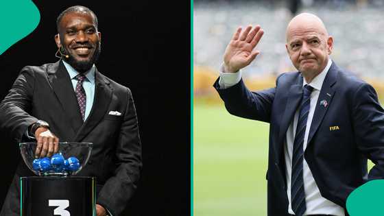 FIFA President Gianni Infantino sends message to Okocha as Nigerian legend clocks 52
