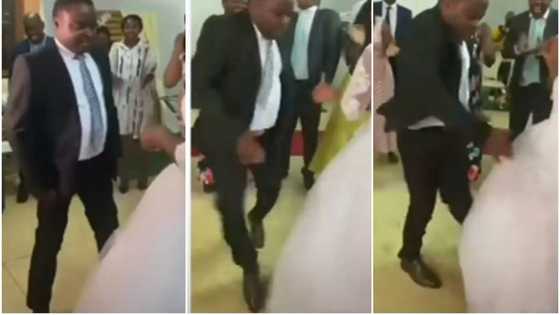 I love his moves: Groom in black suit dances with stunning speed, flashes like light, sweet video goes viral