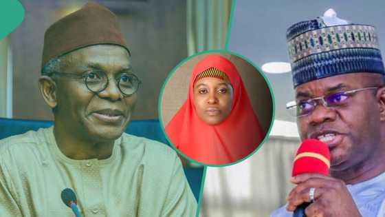 "Mulki babu tabbas": Aisha Yesufu ta tsokani El-Rufai da Yahaya Bello kan halin da suke ciki
