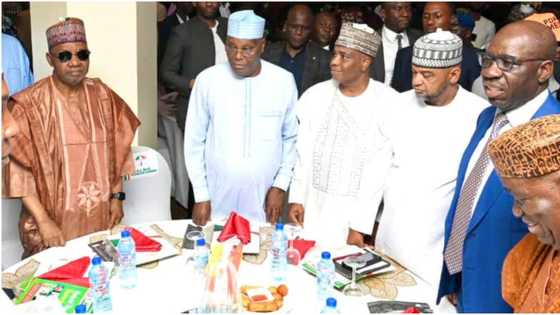 BREAKING: Atiku, Obaseki, Fintiri, others attend PDP’s reception for new, returning govs