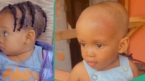 "I will cry bitterly": Grandma cuts baby boy's braids, barbers him clean 'gorimapa' in viral video