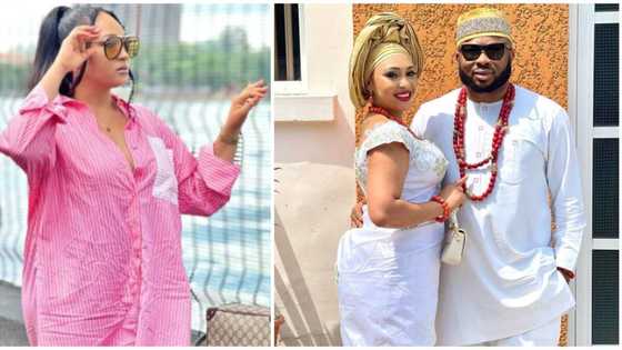"You go chop koboko": Rosy Meurer warns ladies coming for hubby Churchill, flaunts big backside in video