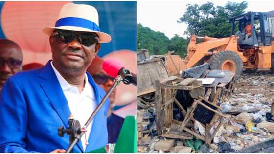 Nyesom Wike-led FCTA continues demolition exercise, pulls down Abuja market