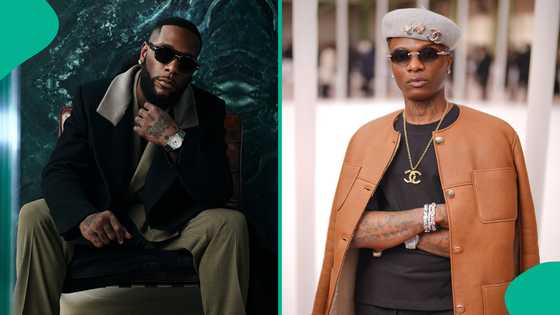 Burna Boy vibes to Wizkid's classic Ojuelegba, video elicits comments: "Na tactics"