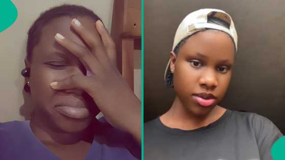 Lady displays text message she got from elder brother that made her shed tears, prays for all men