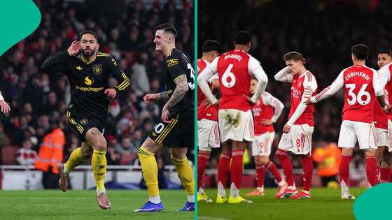 Manchester United triumphs over Arsenal 3-2, setting a unique record at Emirates Stadium