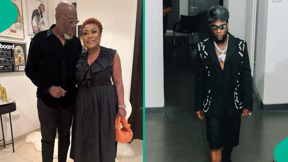 Burna Boy's mum celebrates her husband with sweet words on his bday: "My lifetime dance floor MVP"