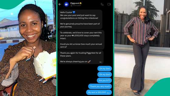 Lady displays mouthwatering offer from Piggyvest after saving up to N1 million