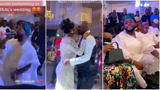 “Greatest honour and best wedding gift”: Davido performs live at Isreal DMW’s wedding, video stirs reactions