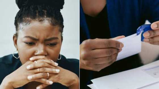 "He gave me an envelope": Nigerian lady in tears after opening package she received from man