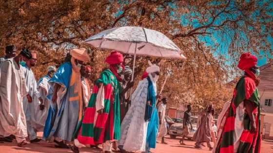 Hotunan addu'a ta musamman da Sarkin Kano ya jagoranta yayin cika shekara 1 a karagar mulki