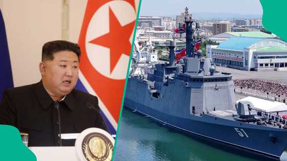 Bidiyo: Kim Jong Un ya fitar da babban jirgin yaki mafi girma a tarihi