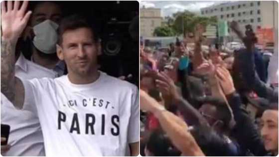 Breaking: Wild celebration as thousands of fans rush to welcome Lionel Messi to his new club