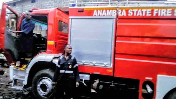 7 feared burnt as fire guts INEC office, residential building in Anambra