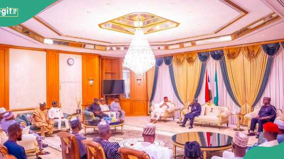 Reactions as Tinubu meets with APC governors, photos, other details emerge