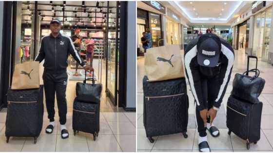 Davido O2 show: My visa was granted immediately, Isreal hails singer as he jets out to UK in designer PUMA fit