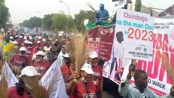 2023: Thousands march through Lagos, Abuja streets, canvass for Osinbajo presidency